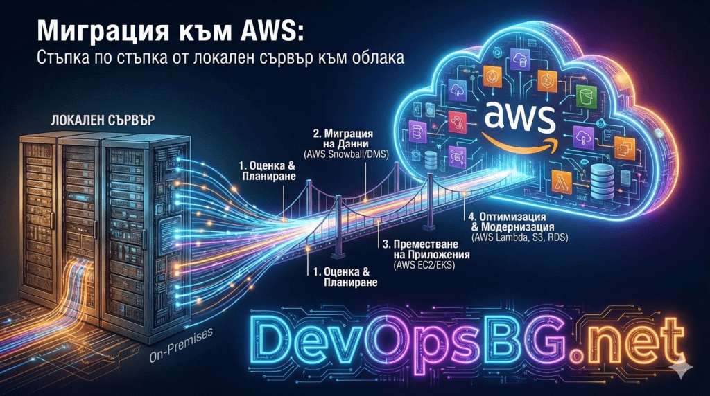 Миграция към AWS: Стъпка по стъпка от локален сървър към облака