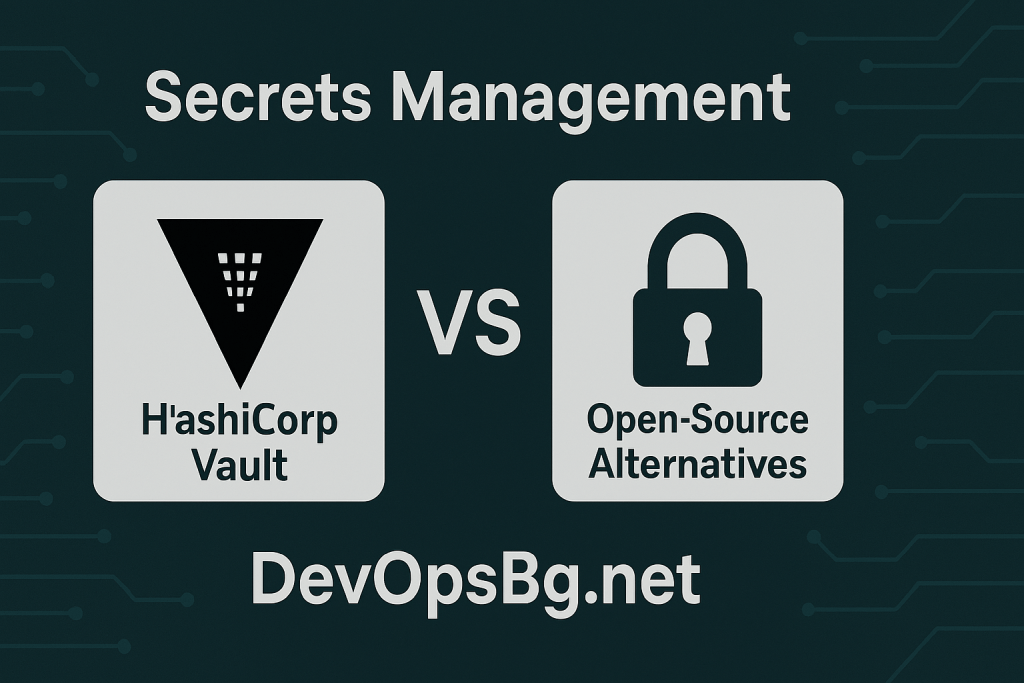 Secrets management: HashiCorp Vault срещу алтернативи с отворен код